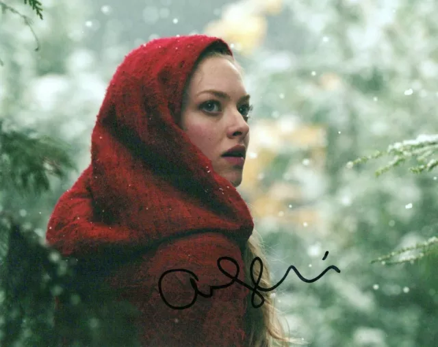 Amanda Seyfried Red Riding Hood autographed photo signed 8x10 #1 Valerie