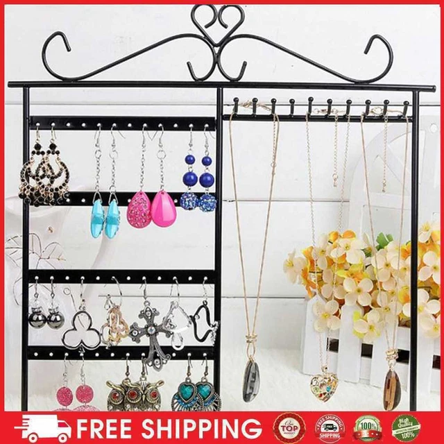 Ohrringe Ohrstecker Halskette Schmuck Display Rack Metallständer Organizer Halte