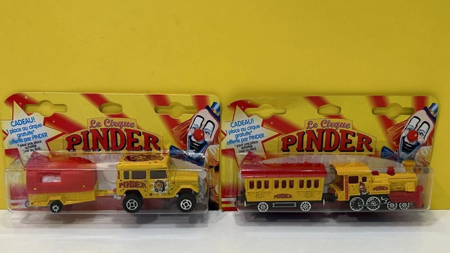 MAJORETTE LE CIRQUE Pinder 286 Loco & Carriage / 277 4X4 Toyota 