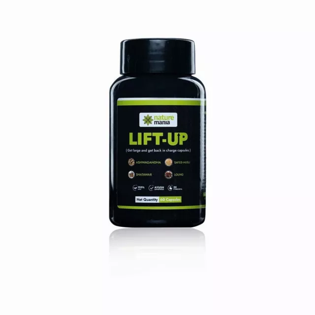1 PC X Nature Mania Ayurvedic Lift-Up Capsule for Men 60 Capsules