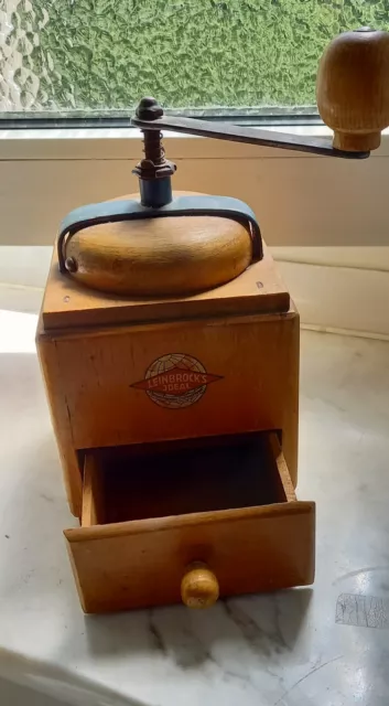 tolle alte Kaffeemühle Leinbrock`s ideal Antik Rar Deko