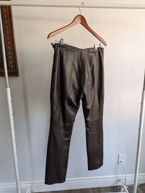 Leather Pants - Dark Brown 2