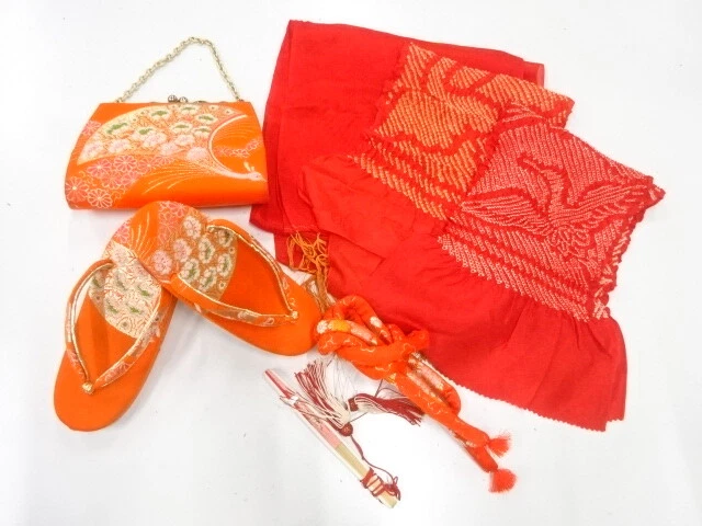 35864# Japanese Kimono / Shichi-Go-San Set For Girls