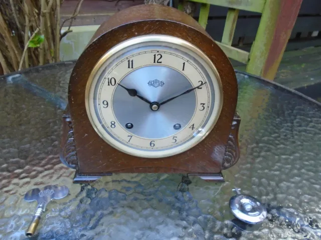 Garrard Rare Mantle Striking Clock Overhauled/Restored.