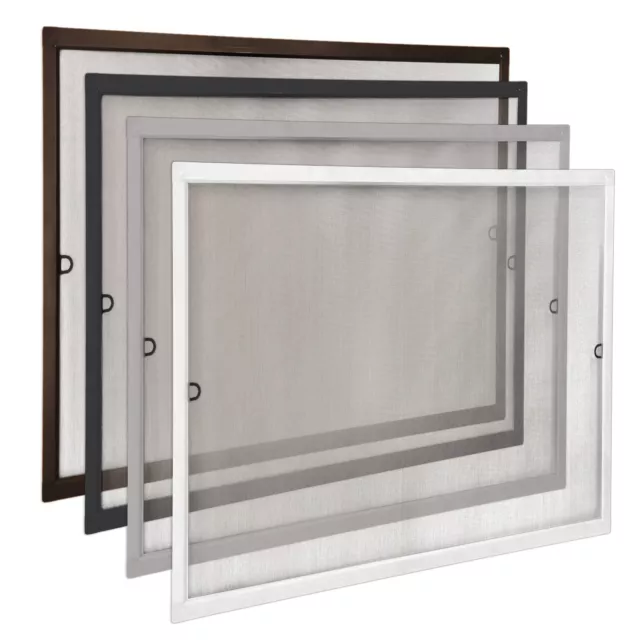 Mosquitera marco aluminio ventanas malla protección anti mosquitos sin perforar