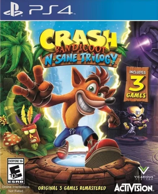 Crash Bandicoot NSane Trilogy PS4 Playstation 4 Game Brand New