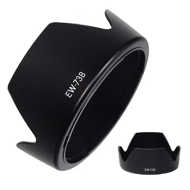 EW-73B 67mm Anti-Glare Cover for Canon 60D 70D 600D 17-85 18-135