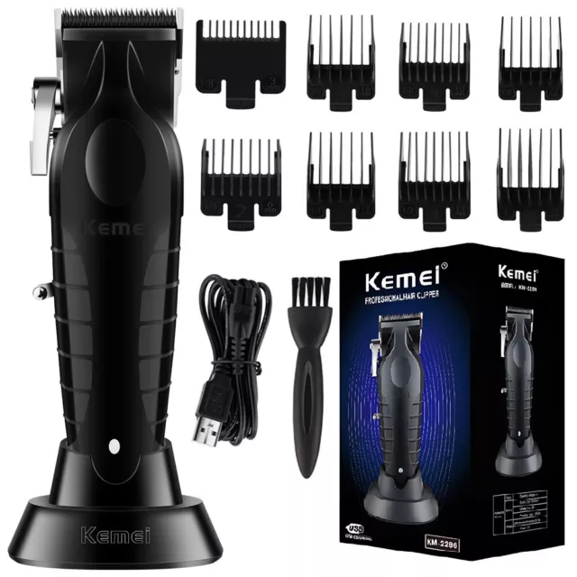 Kemei Cordless Hair Trimmer Clipper Professional Electric Hair Cutting 0mm 2296