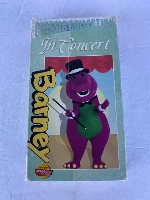 Barney Barney In Concert Vhs 2000 Classic Collection 45 Mins Good Barney Barney In Concert Vhs 2000 Classic Collection 45 Mins Good