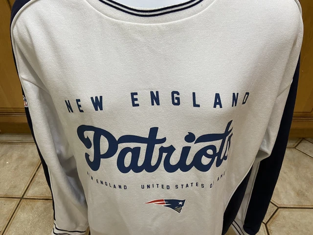 Felpa da uomo bianca New England Patriots NFL taglia XL 2