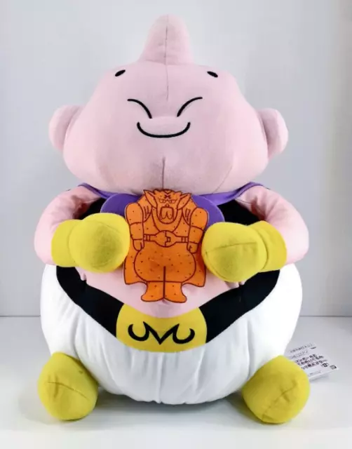 Dragon Ball Z BIG Plush Doll Stuffed toy Sitting Majin Buu BANDAI Anime 33cm