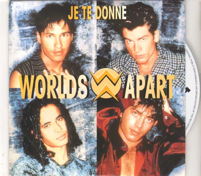 Worlds Apart - Je Te Donne - CDS - 1996 - Eurohouse 2TR Cardsleeve DLA France