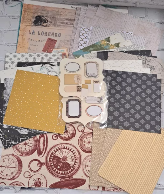 Assorted Craft Paper Lot Junk Journals Scrapbooking Crafting