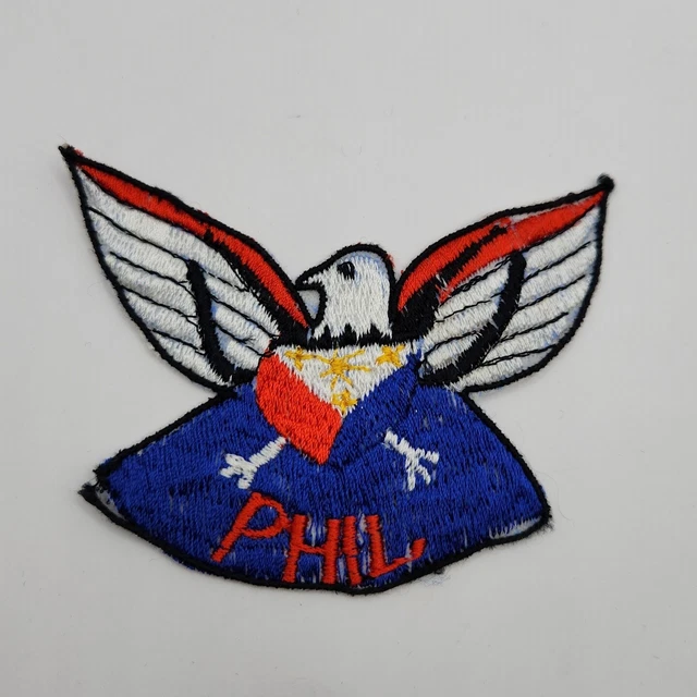 PHIL. PHILIPPINE EAGLE National Bird Emblem Logo Vintage Sew On Patch