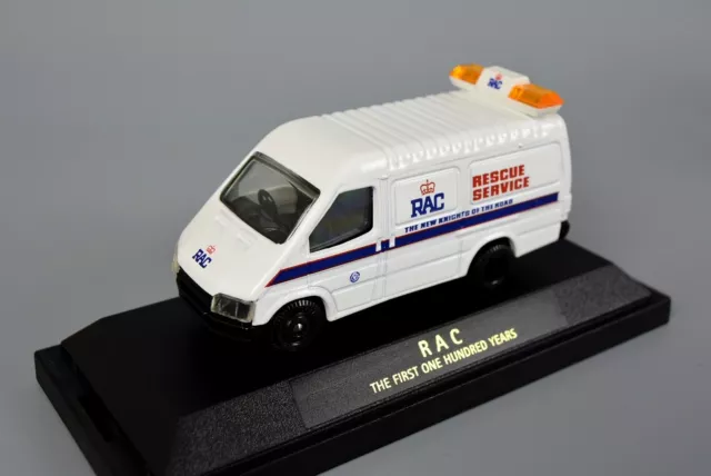 R&L Diecast: Lledo Ford Transit Mk3 in RAC Breakdown Livery 100 Years, Cased