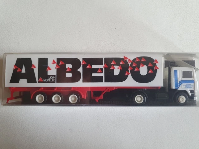 Modèle Réduit Camion MAN Sattelzug Albedo 1:87 - Échelle HO - Avec Boîte D'Origine (OVP)