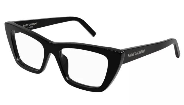 Montatura Occhiali Da Vista Saint Laurent SL 276 Mica OPT 001 Black Cat-Eye