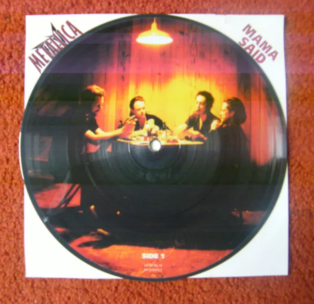 Metallica - Mama Said Picture Disc 7”, 33 1/3RPM, Metal 14, 1996