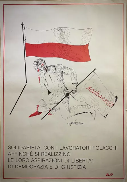 Uilsp- Solidarnosc- Poster Original - '80