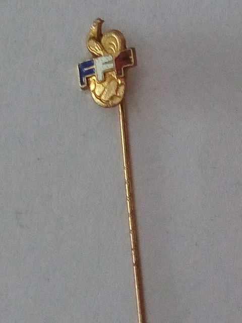 Rare Insigne Football FFF 1970 Fédération Française épinglette 256678811884