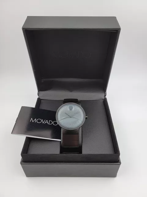 Movado Men’s Edge  Aluminum Black Dial Ion-plated Watch - 3680007 ($995 MSRP)