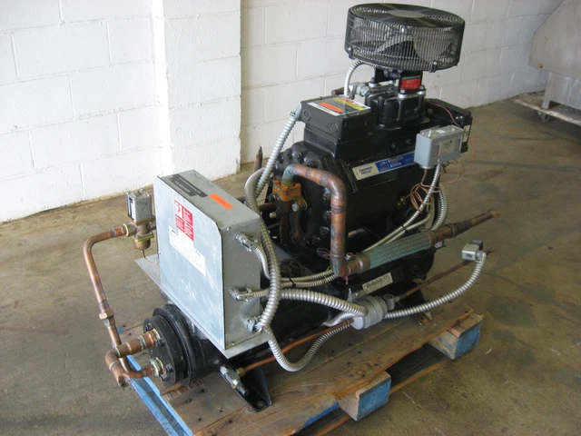 Used Refrigeration Water Cooled Condensing Unit WJDL-0302-TFC with 2DF3F16KE-TFC Used Refrigeration Water Cooled Condensing Unit WJDL-0302-TFC with 2DF3F16KE-TFC