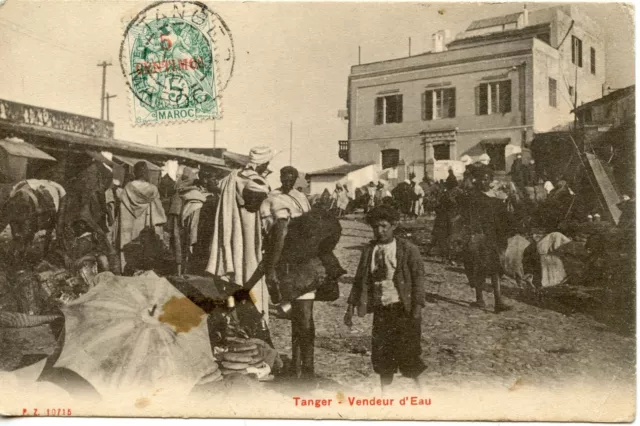 Carte Postale Maroc Tanger Vendeur D'eau