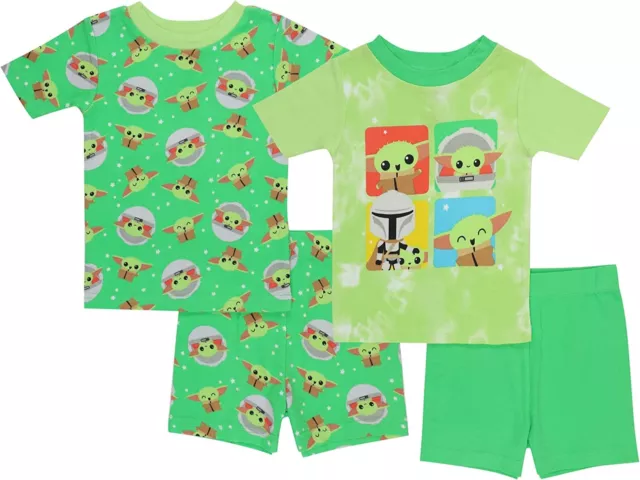 STAR WARS Boys' Big Snug-fit Bright Cotton Pajamas Size 2T, 3T, 4T