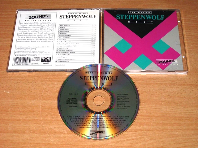 STEPPENWOLF CD - Best - Born To Be Wild / Zounds / 1992 Audiophile
