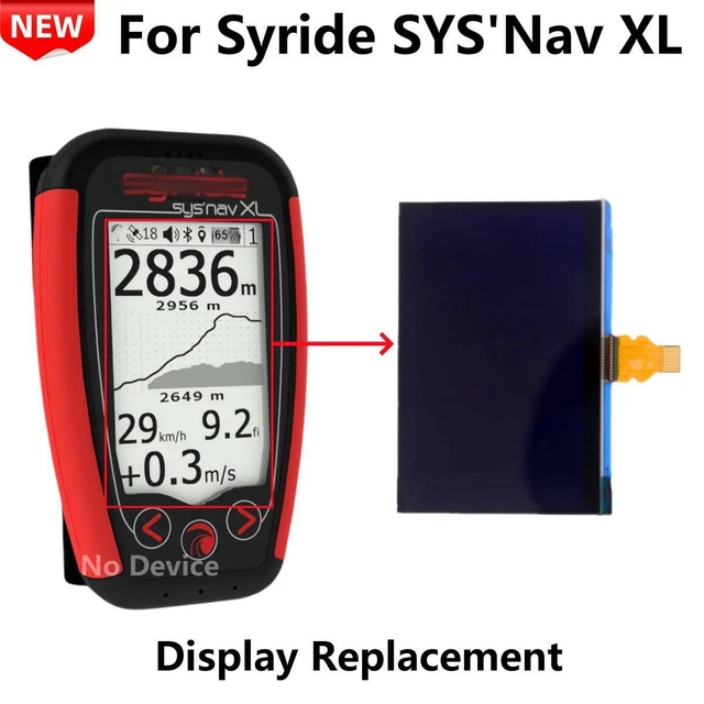 Display For Syride SYS'Nav XL Flight Instrument GPS 2.7in LCD Screen Repair Part