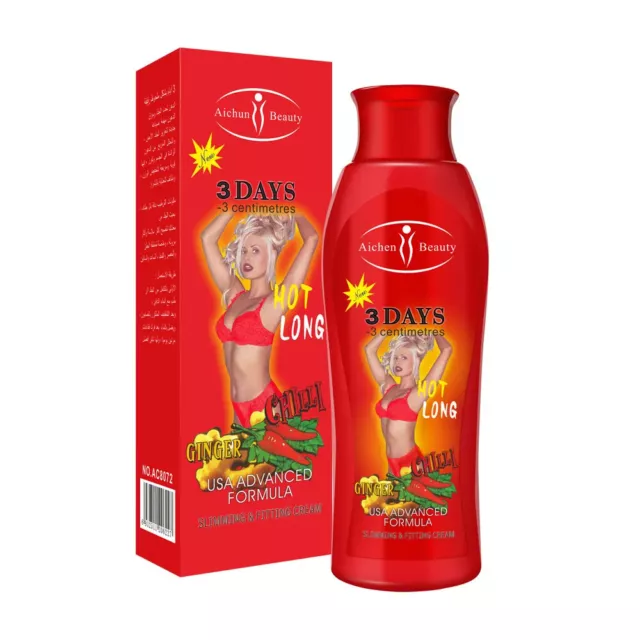 Body Shaping Cream Red Chili Fat Burning 3 Days Body Slimming Cream 200ml