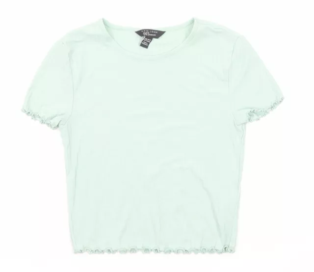 T-shirt base verde poliestere New Look per bambina taglia 12-13 anni collo rotondo pullove