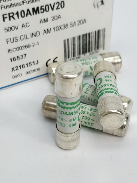 FERRAZ SHAWMUT FR10AM50V20 5 Scp Fusibles 2