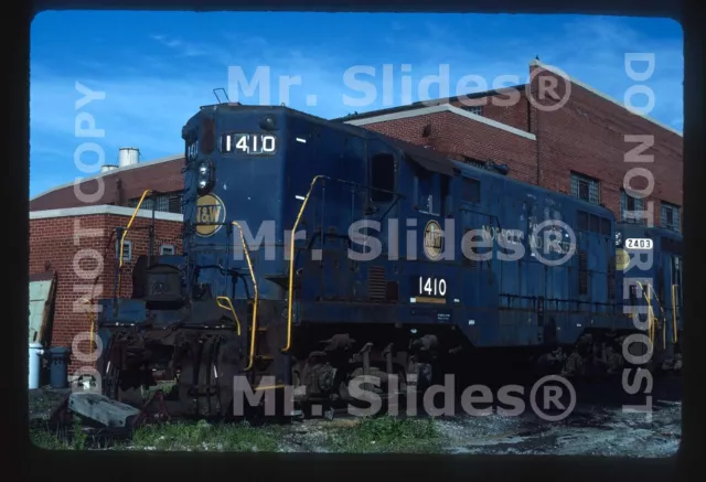 Original Slide N&W Norfolk & Western GP7 1410 In 1984 At Chicago IL-Rare Number!