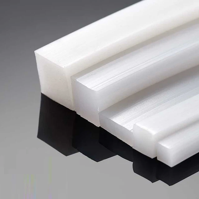 Barre quadrate in gomma silicone strisce di tenuta guarnizione barra quadrata