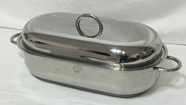 Bräter Schulte-Ufer SUS INOX ca. 7l Edelstahl gebraucht/73.2
