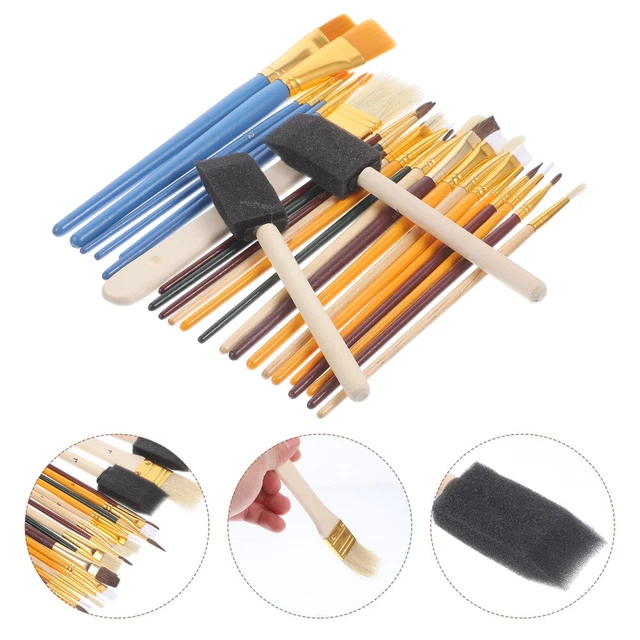 25 Pcs set di pennelli in nylon Set Di Pennelli Per Pittura A Olio Maggiore