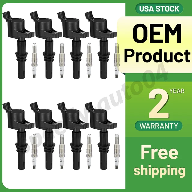 8 bobine di accensione + 8 candele per camion V8 5.4L 2005-2007 DG511