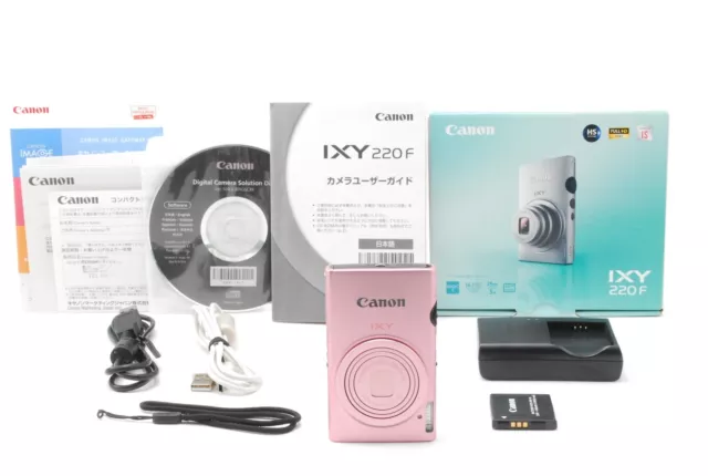 [Almost unused/Box] Canon IXY 220F PowerShot ELPH 110 HS IXUS 125 HS Pink JAPAN