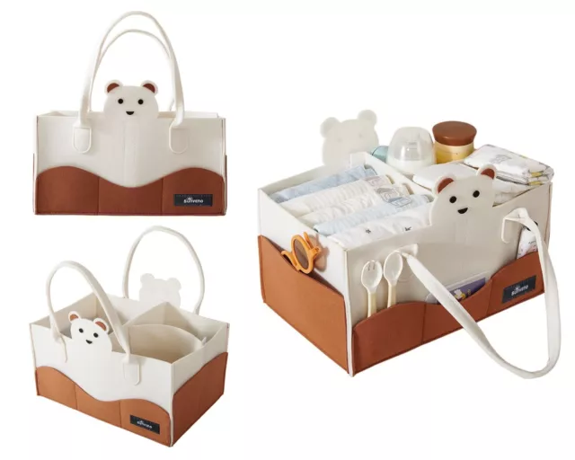 Diaper Caddy Organizer Portable Mom Bag Baby Essiantials Nursery Storage Basket