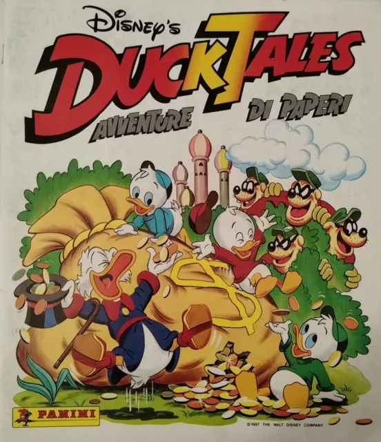 Sticker Album " Duck Tales - Avventure Di Paperi " - Panini  1988 - Non Completo