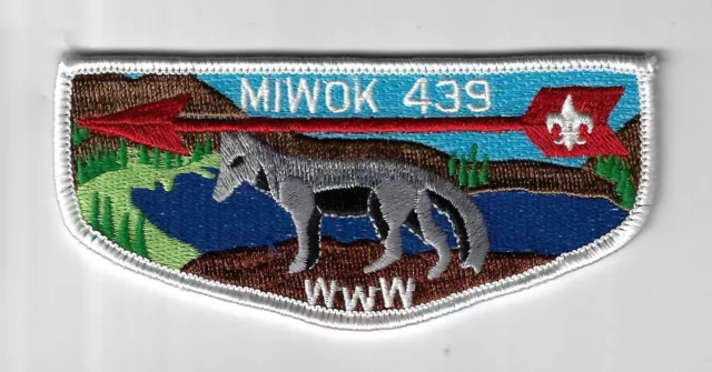 OA Miwok Lodge 439 S36b Flap WHT Bdr. Santa Clara County Council 55 San Jose, CA