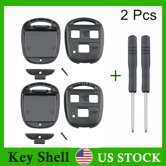 2X Remote Fob Car Key Shell Case Cover For Lexus ES300 GS300 GS400 RX300 RX450h