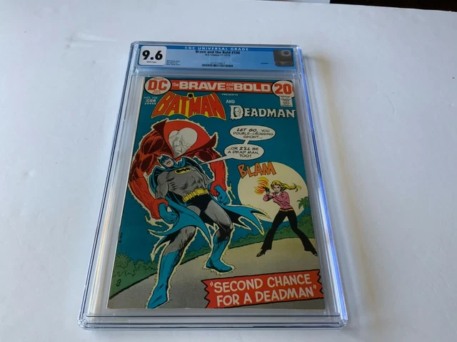 Brave And The Bold 104 Cgc 9.6 White Pages Batman Deadman Dc Comics 1972