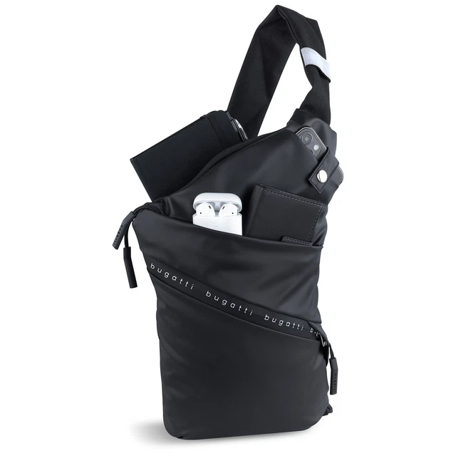 Borsello Uomo Bugatti Blanc - Borsa A Tracolla Piccola Antimacchia, Leggera E Pratica Per Tutti I Giorni - Foto 9