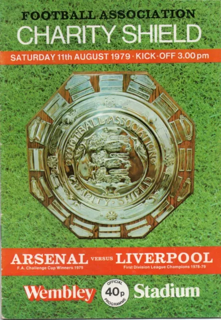 Arsenal V Liverpool 1979 Charity Shield