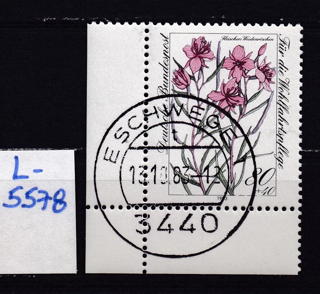 BRD - Mi 1190 - EST Ersttag -  Vollstempel Eschwege - Eckrand - Ecke 3 - L5578