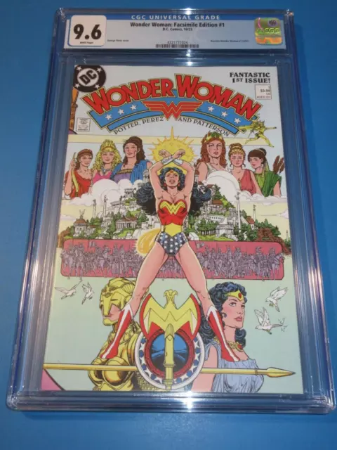 Wonder Woman #1 Facsimile Reprint  CGC 9.6 NM+ Gorgeous Gem Wow