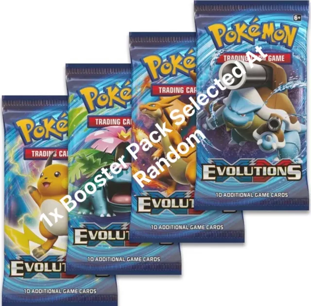 Pokemon 2016 - Xy Evolutions - 1 X Booster Pack