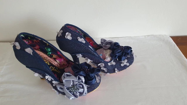 IRREGULAR CHOICE PEACH Melba UK 6 EU 39 Blue. Excellent Condition. In Box. 39.99 PicClick UK